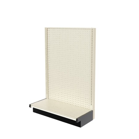 Lozier Gondola Single Sided Starter, Platinum Off-White, 36W x 60H x 16D P366U-ST